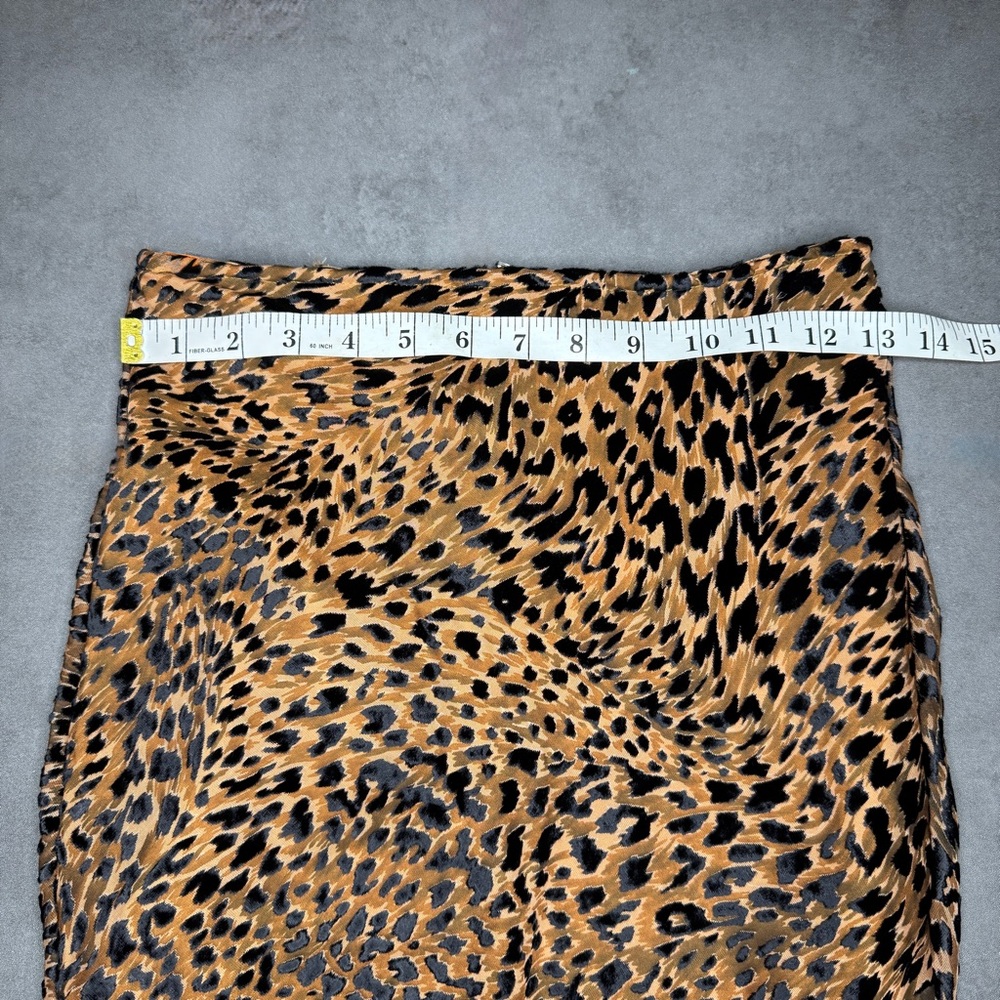 Nasty Gal Leopard Print Maxi Skirt in Brown and Black NWT size Small - Picture 4 of 5